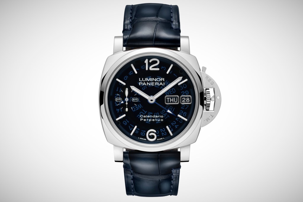 Panerai Luminor Perpetual Calendar GMT Platinumtech on white background