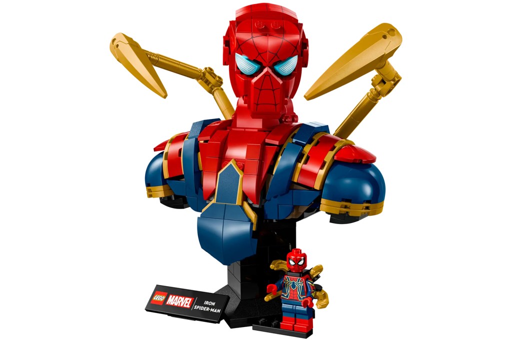 Lego Iron Spider-Man bust