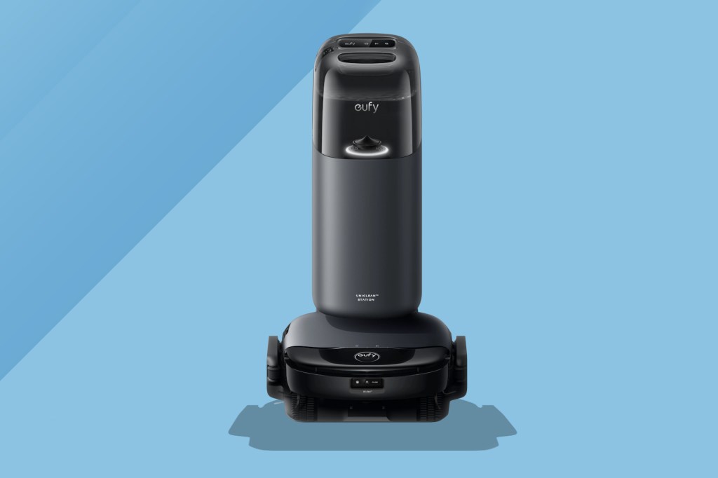 Eufy Omni S1 Pro on blue background