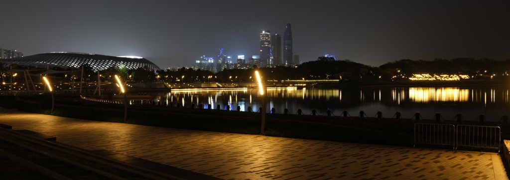 Fujifilm GFX100RF camera samples panorama night cityscape