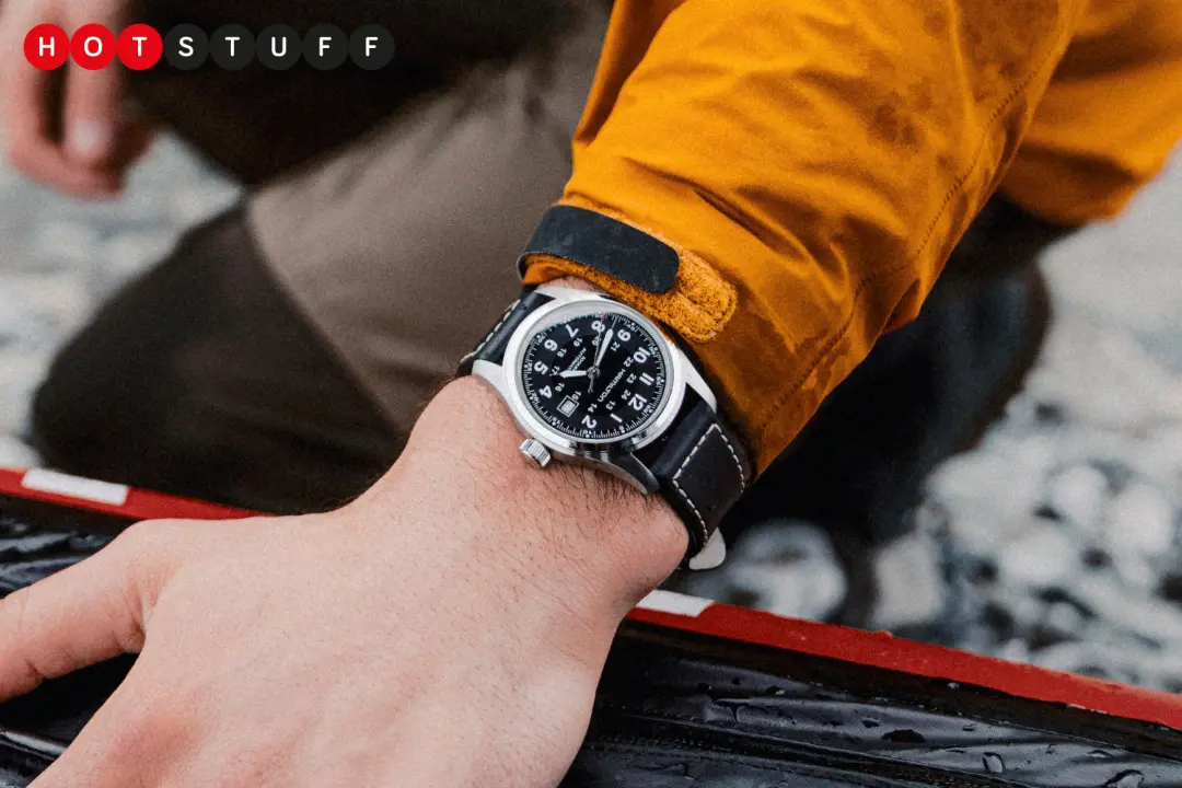 Hamilton Khaki Field watch on wrist