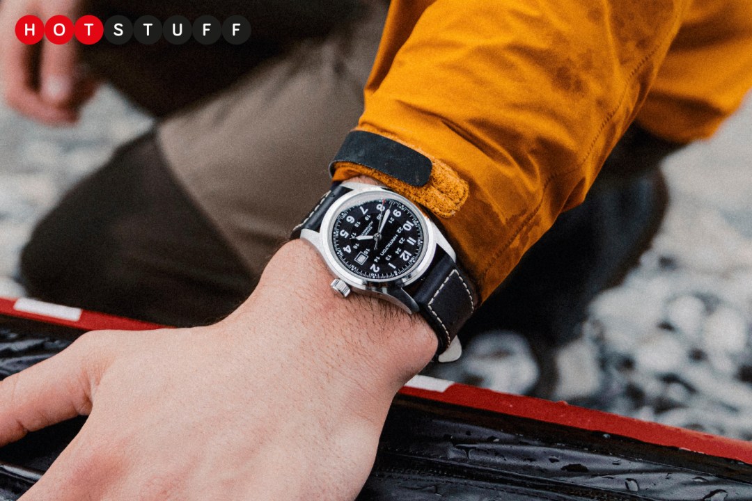Hamilton Khaki Field watch on wrist