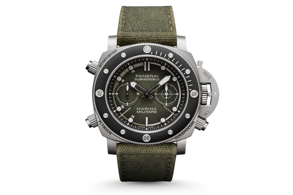 Panerai Submersible Chrono Marina Militare Experience Edition PAM01699 on white background