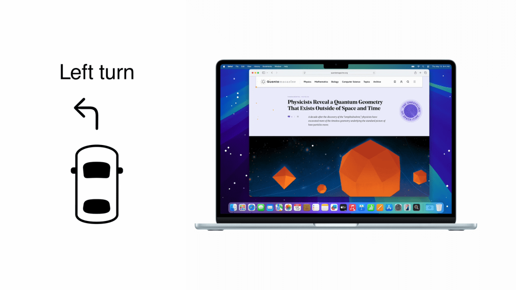 Vehicle Motion Cues on Mac