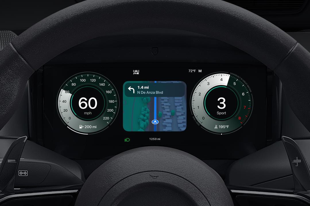 Apple CarPlay Ultra on car dash