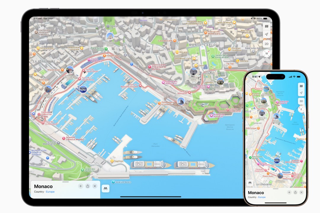 Apple Maps F1 Monaco hero