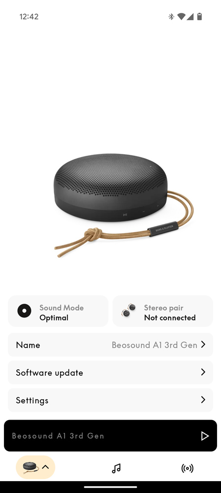Bang Olufsen Beosound app