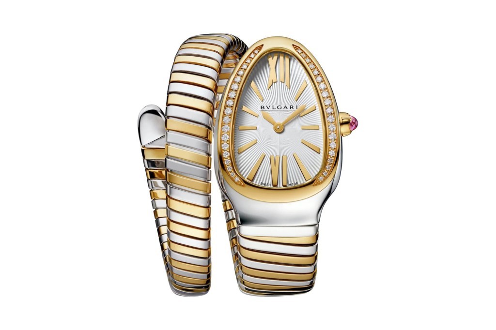 Bulgari Serpenti on white background