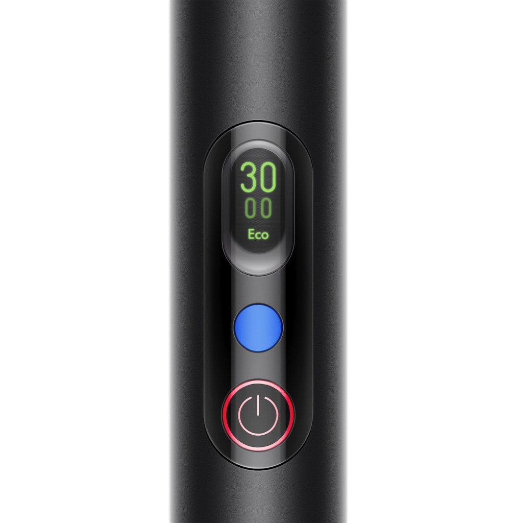 LCD display on the Dyson PencilVac