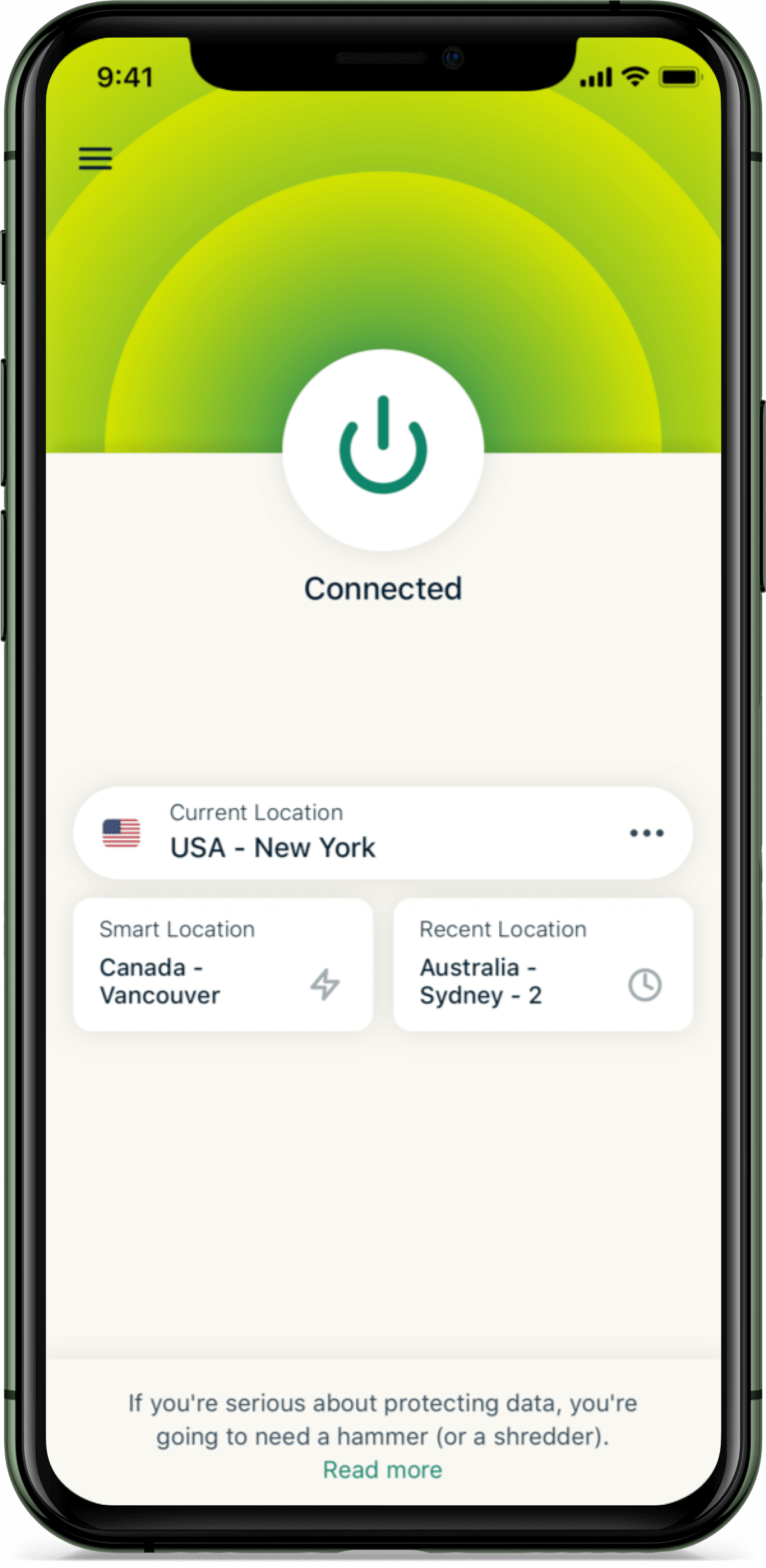 VPN on a phone