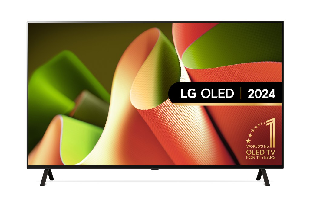 LG OLED B4 on white background