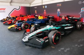 I got a behind the scenes look at Lego’s fully drivable, life-sized F1 car collection