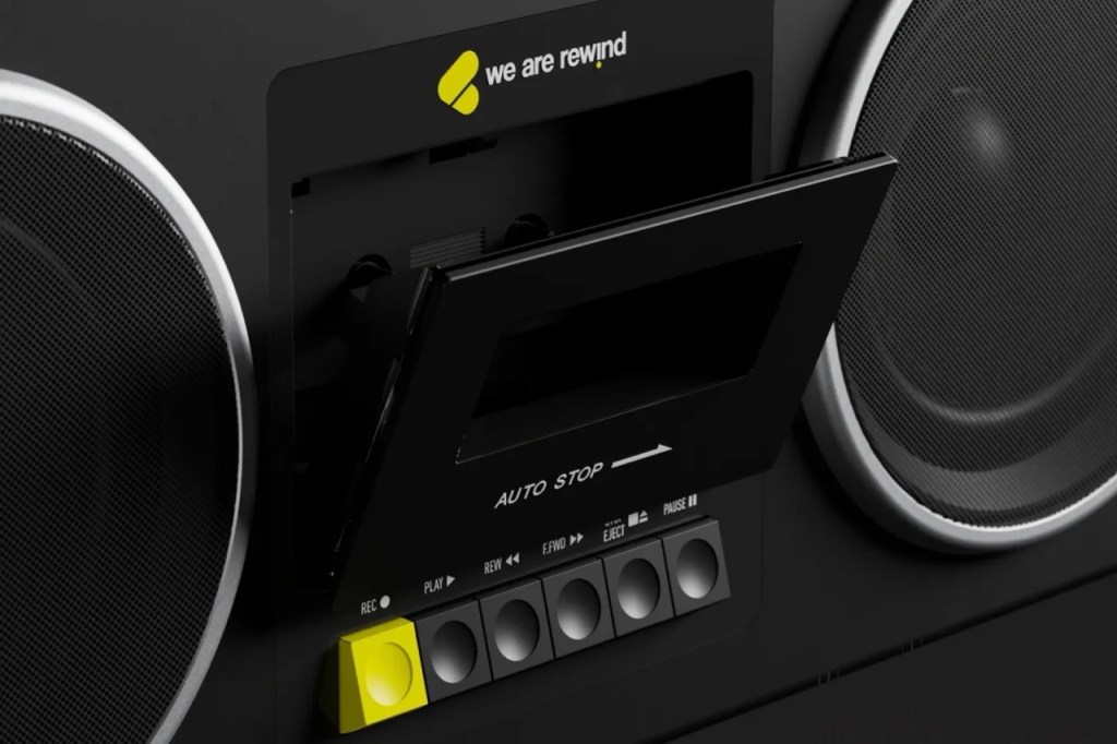 We Are Rewind GB-001 boombox cassette player