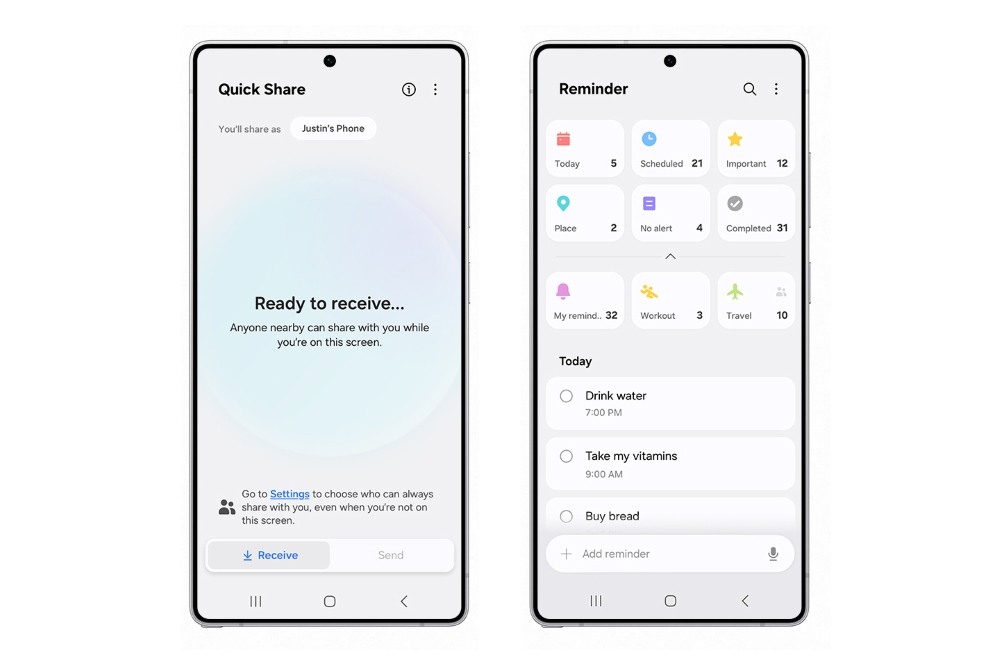 Preview of software features in One UI 8