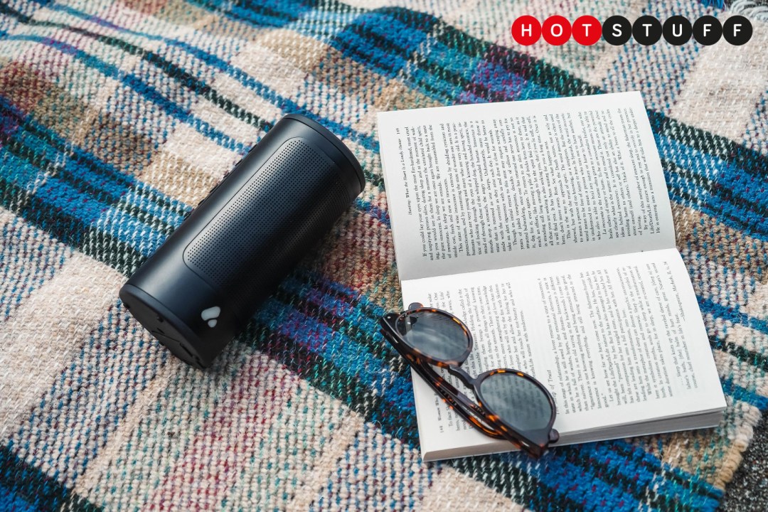 You won’t have to wait for this Bluetooth speaker to charge to keep listening