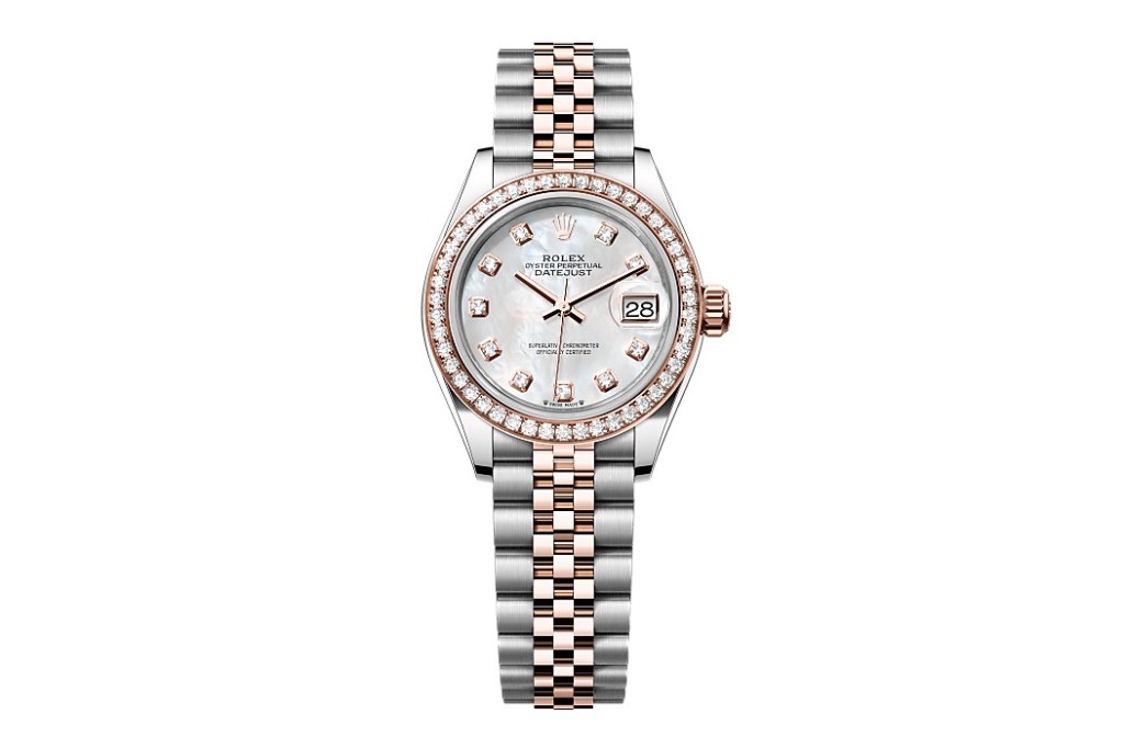 Rolex Lady Datejust on white background