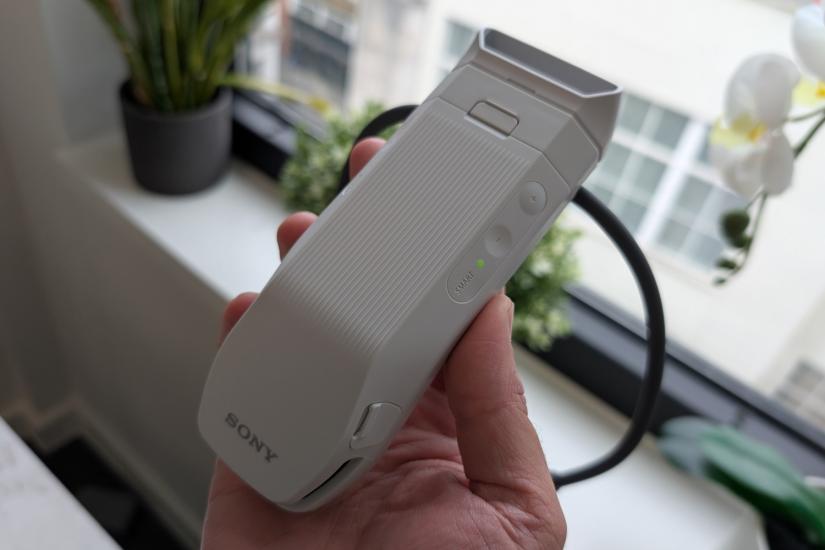 Wearing Sony’s latest wacky wearable sent a chill down my spine (for all the right reasons)
