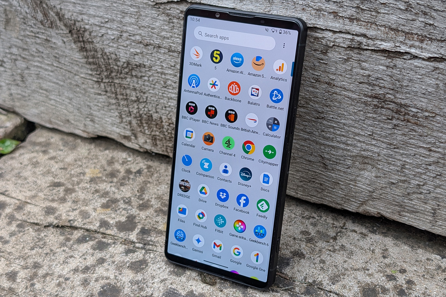 Sony Xperia 1 VII review app drawer