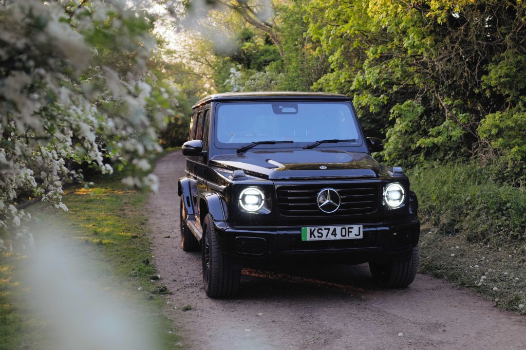 Mercedes-Benz G 580 on road