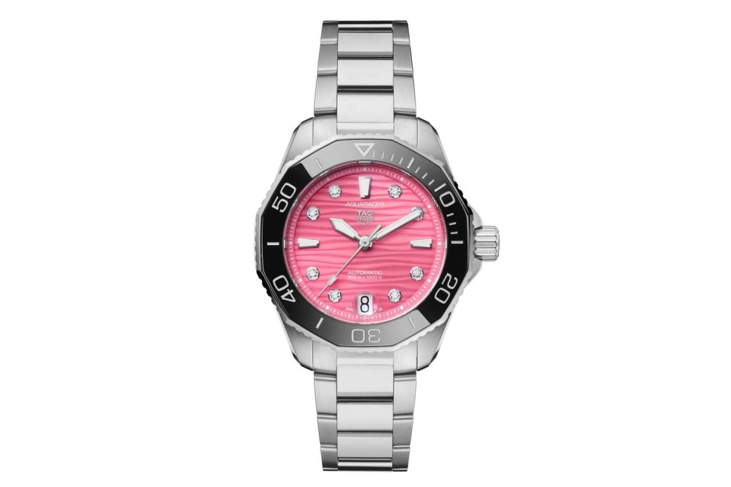 TAG Heuer Aquaracer 36mm on white background