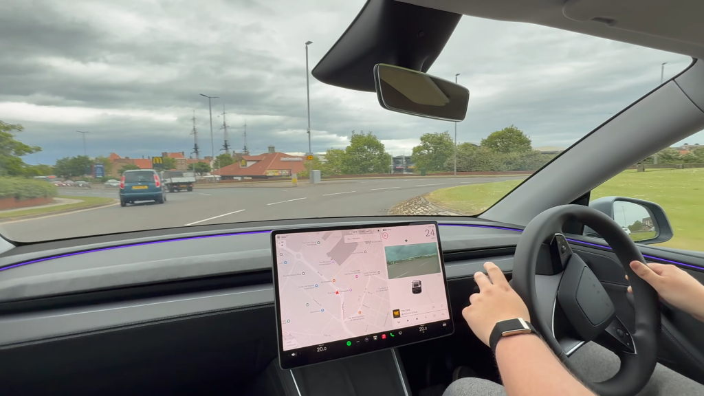 Driving the Tesla New Model Y