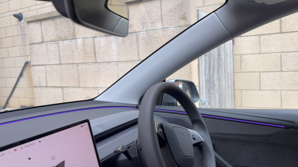 Speakers in the Tesla New Model Y