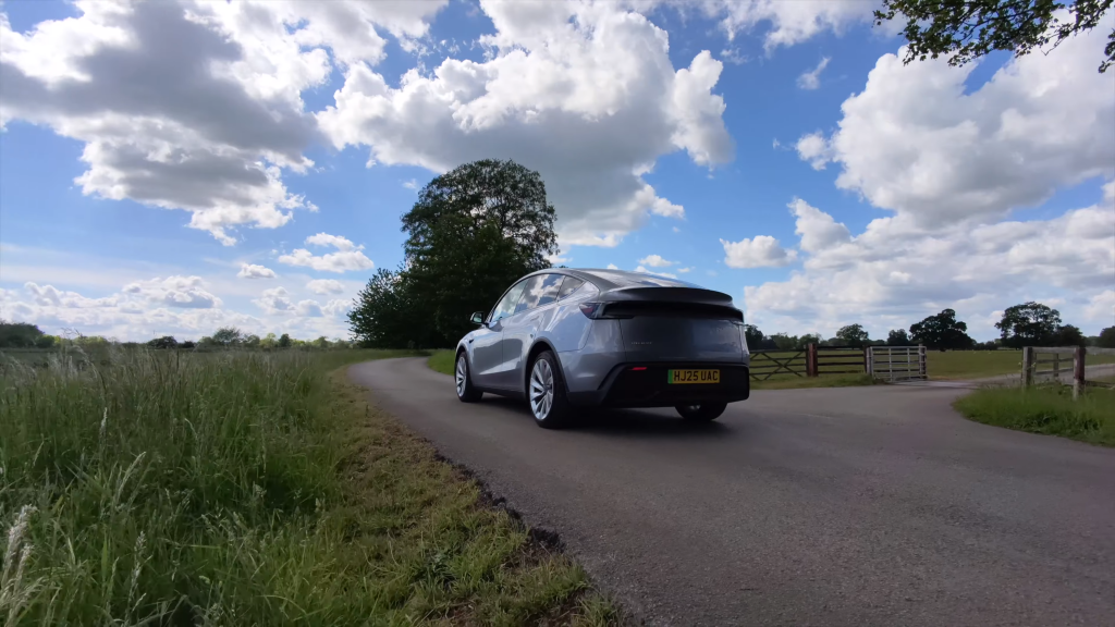 Rear of the Tesla New Model Y