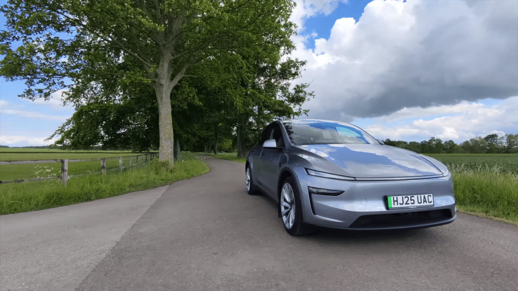 Front of the Tesla New Model Y