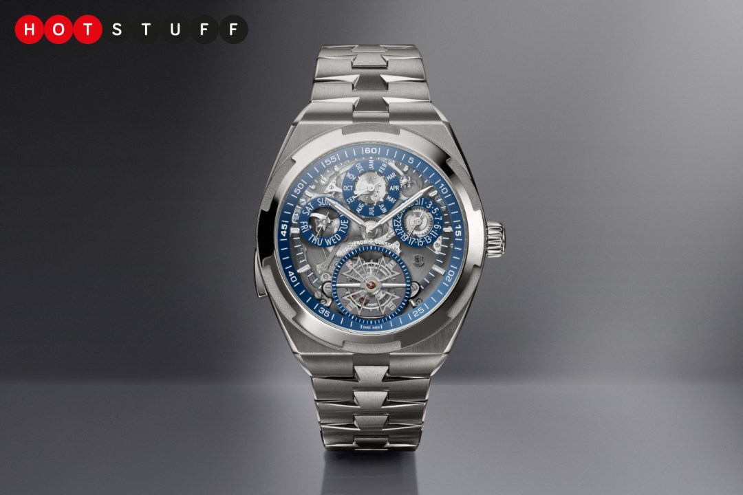 Vacheron Constantin Overseas Grand Complication on grey background