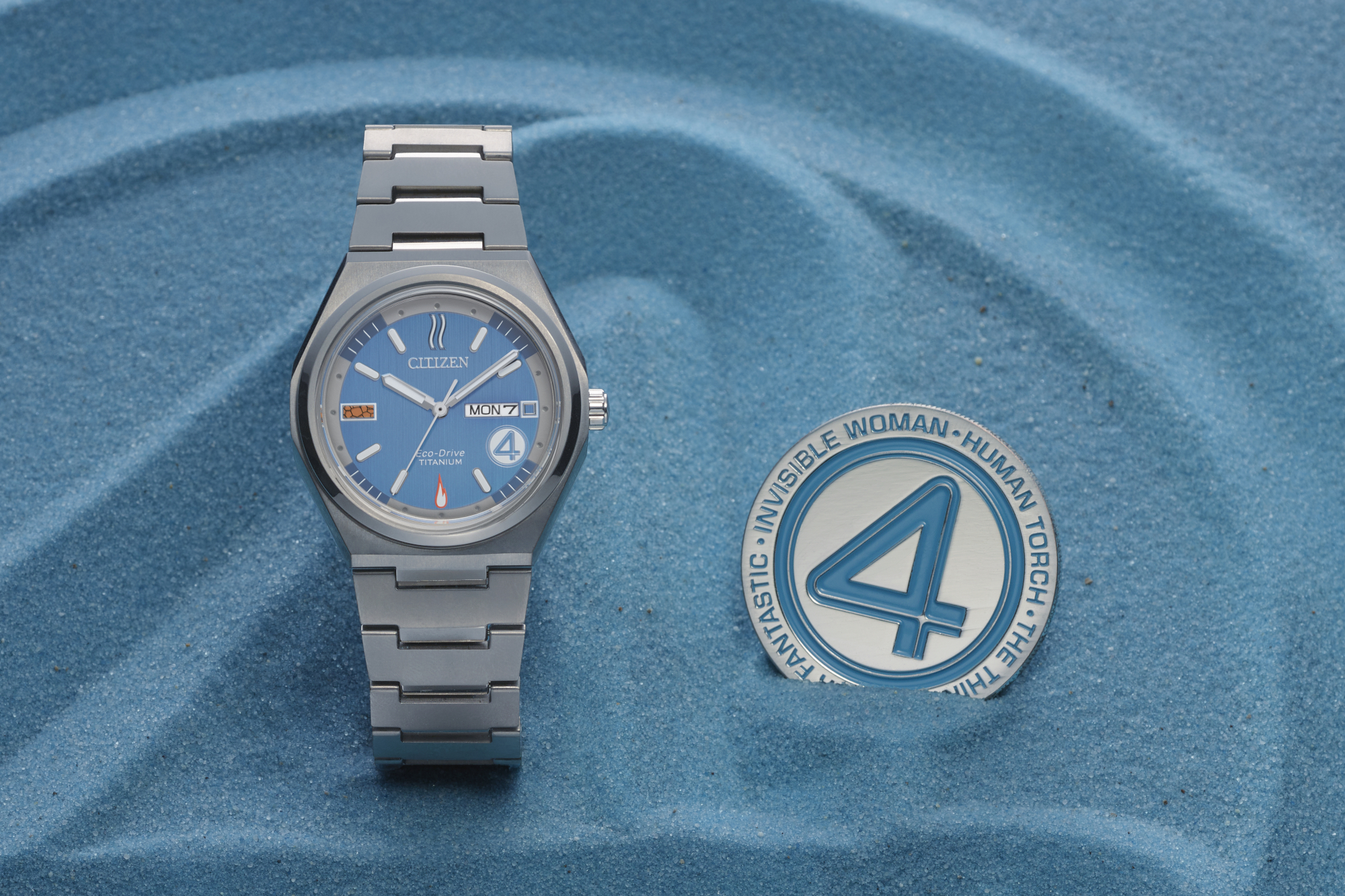 This Citizen watch is packed with Fantastic Four Easter Eggs