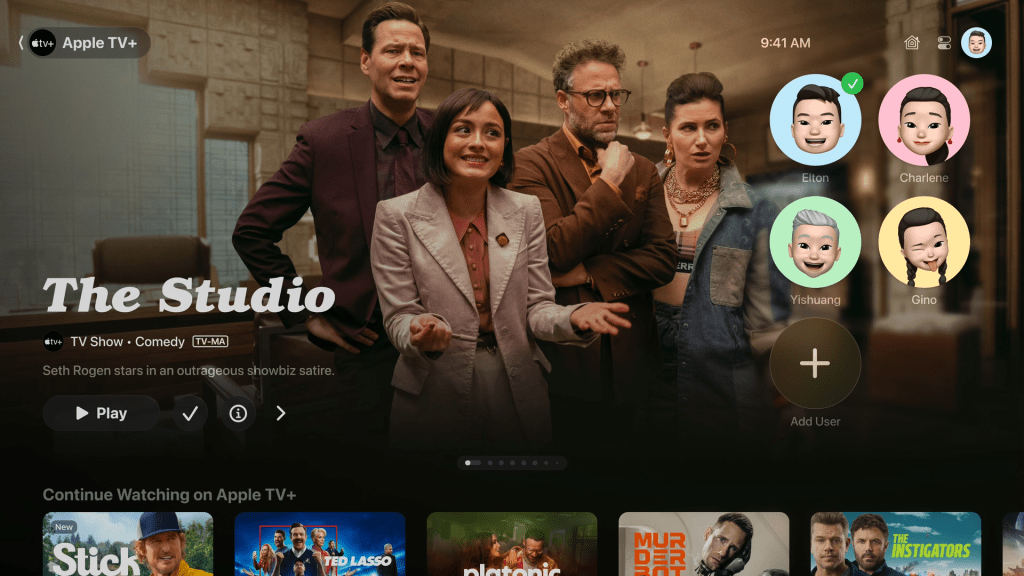 More profiles in tvOS 26