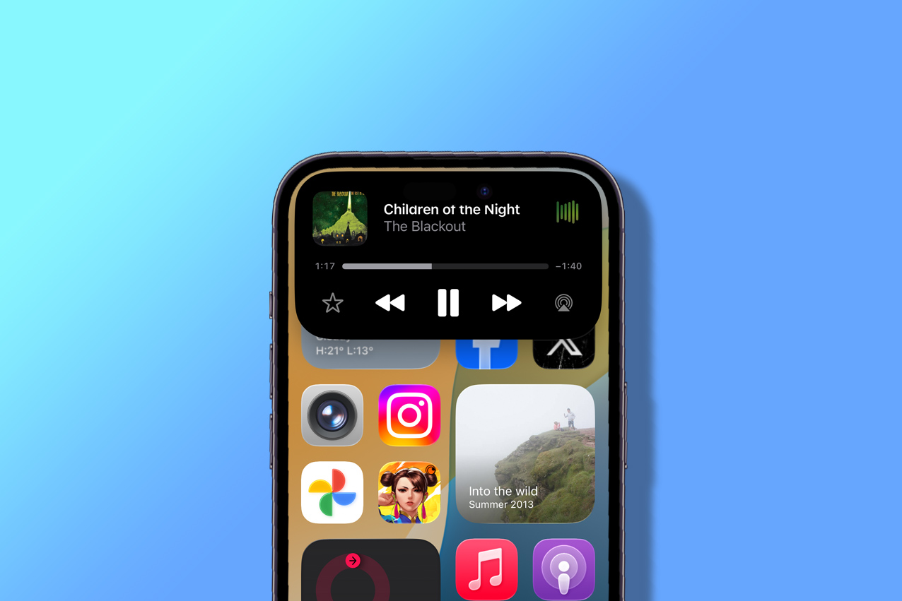 Apple iOS 26 liquid glass dynamic island