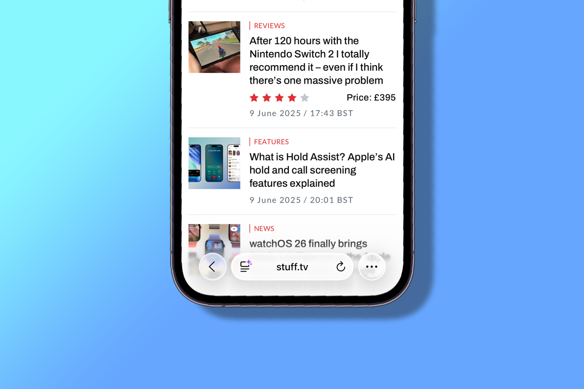 How to turn off Liquid Glass on your iPhone once you’ve got iOS 26.1 | Stuff