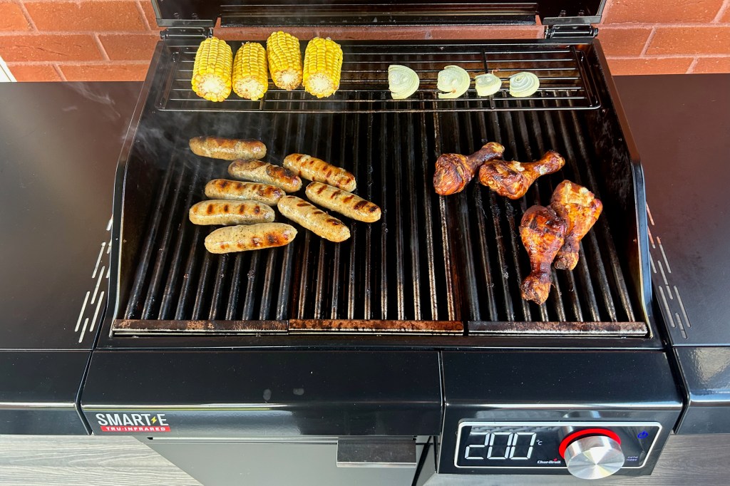 I’m queen of the grill thanks to the Char-Broil Smart-E BBQ