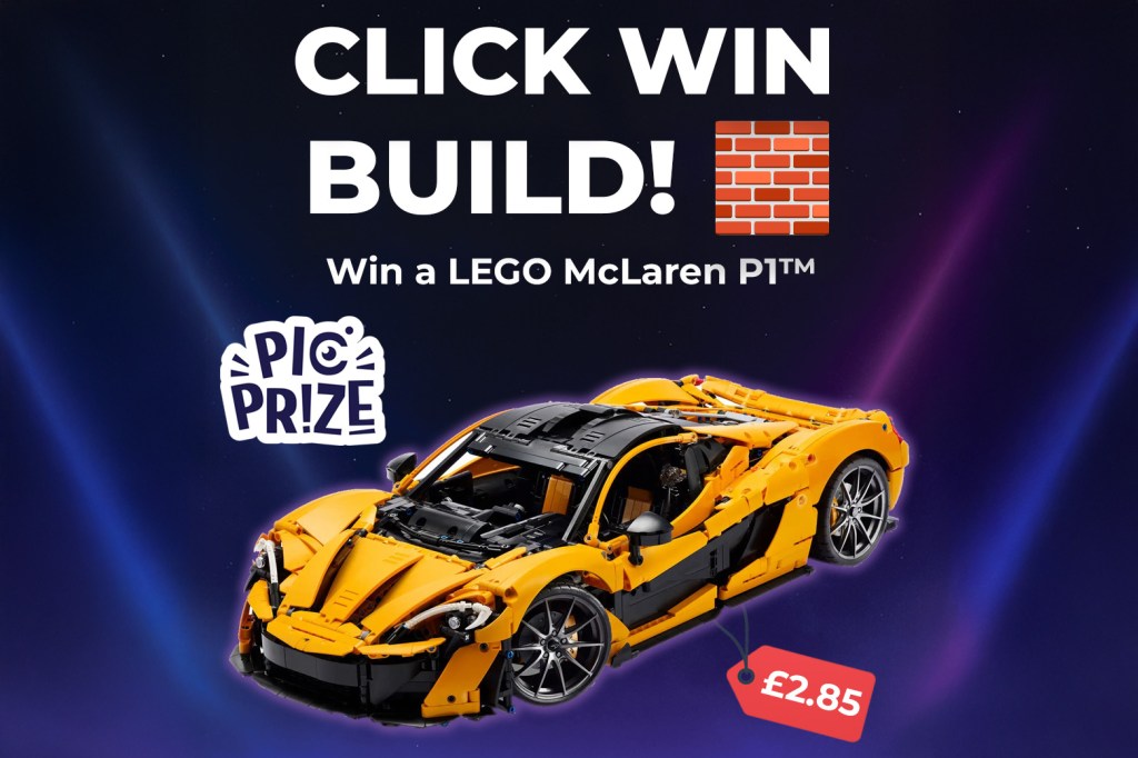 PicPrize LEGO McLaren P1 competition
