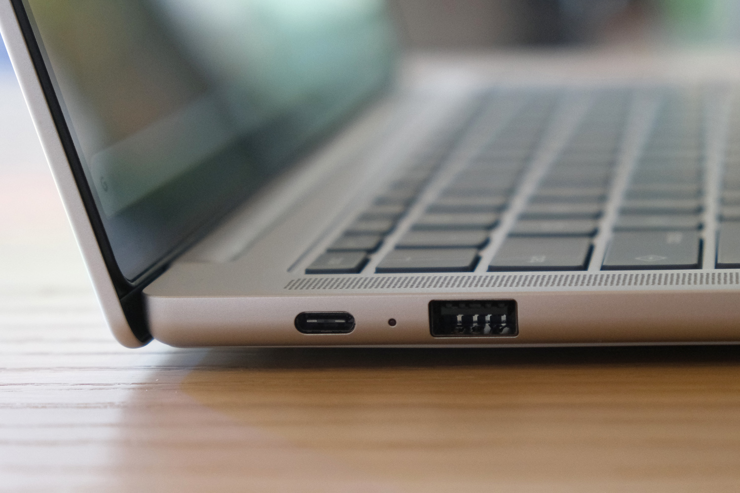 Lenovo Chromebook Plus 14 hands-on ports left
