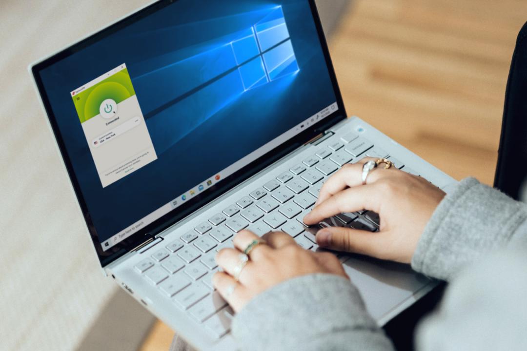 ExpressVPN on a Windows 11 laptop