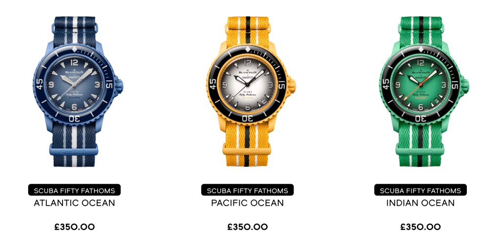 Scuba Fifty Fathoms models available online screenshot