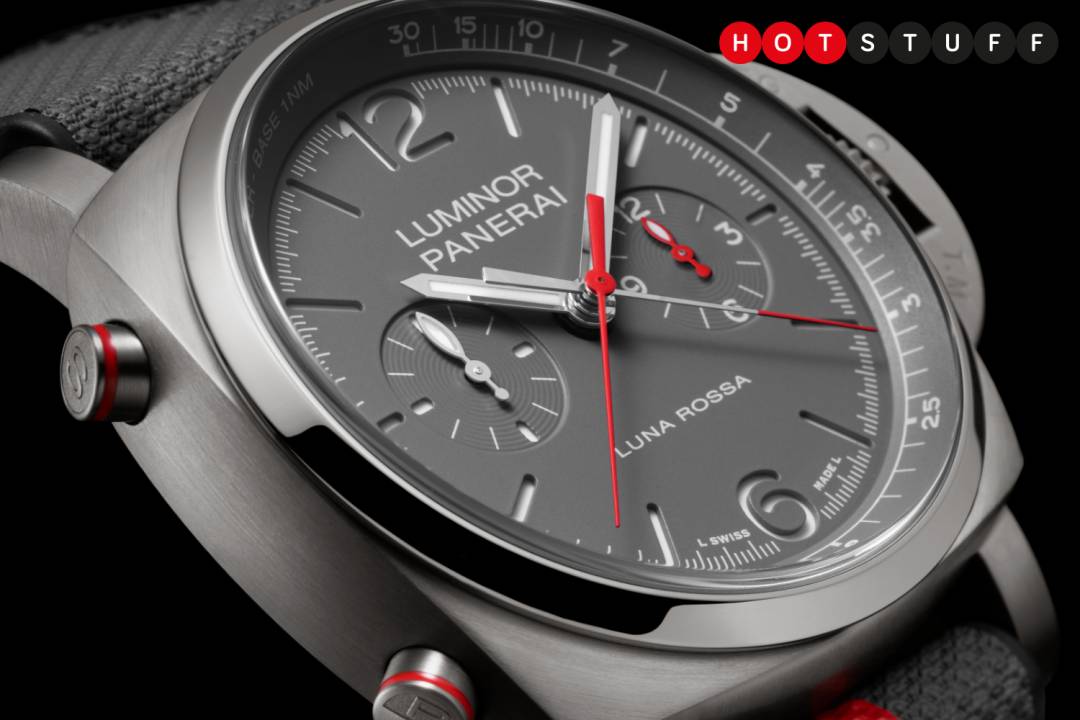 Panerai Luna Rossa PAM01654 on black background