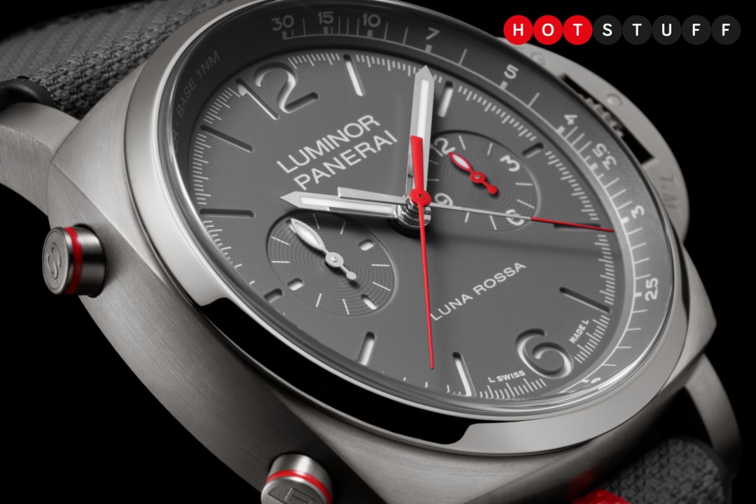 Panerai Luna Rossa PAM01654 on black background