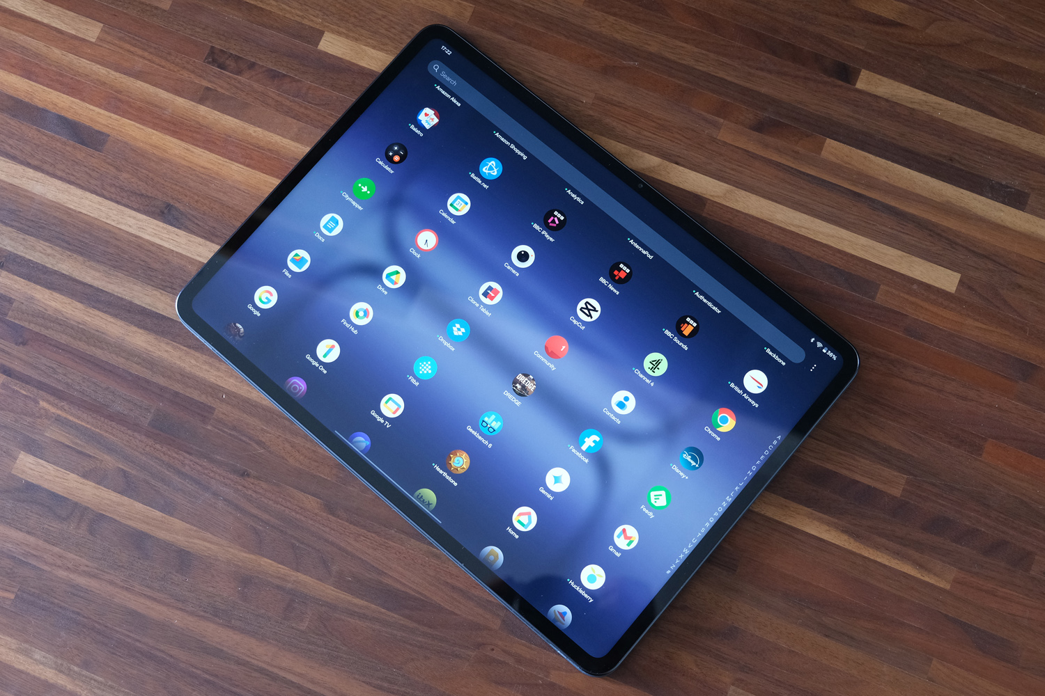OnePlus Pad 3 review app drawer