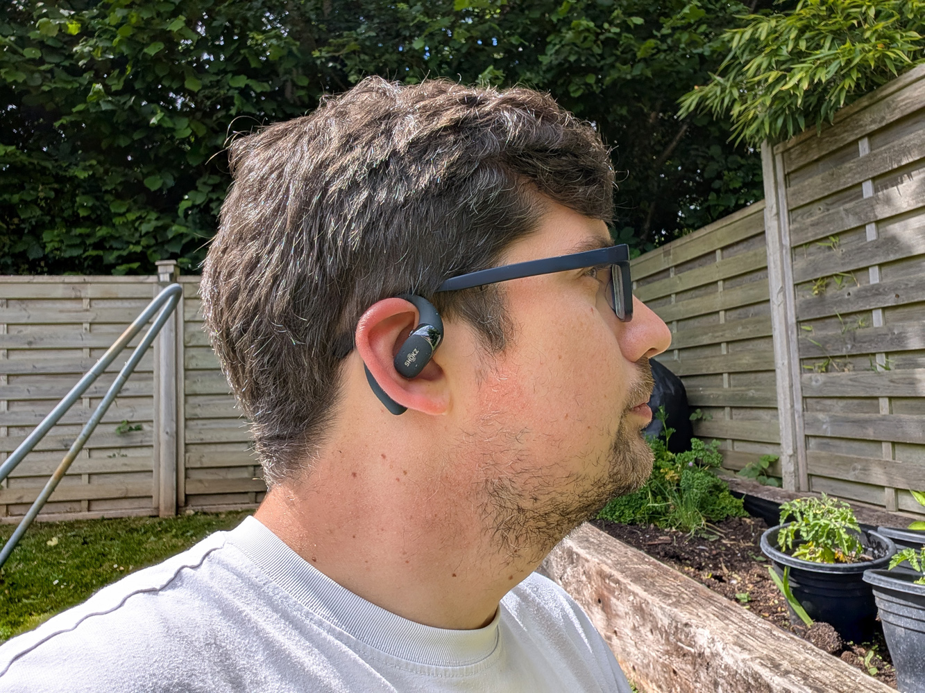 Shokz Open Fit 2 review wearing