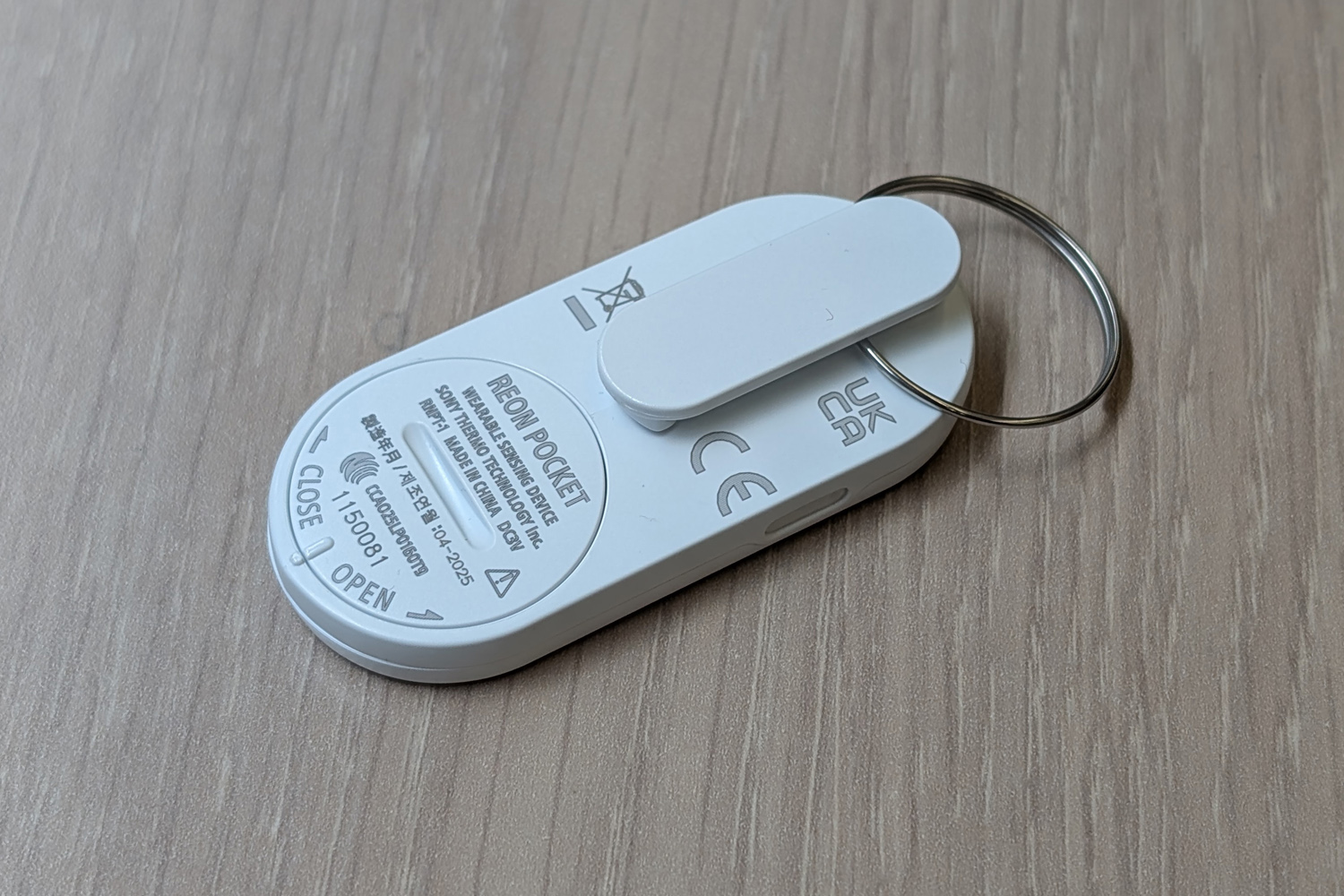 Sony Reon Pocket Pro review pocket tag rear