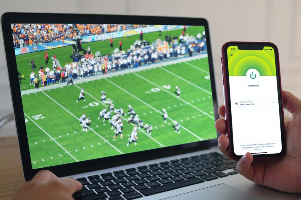 Watching NFL with ExpressVPN