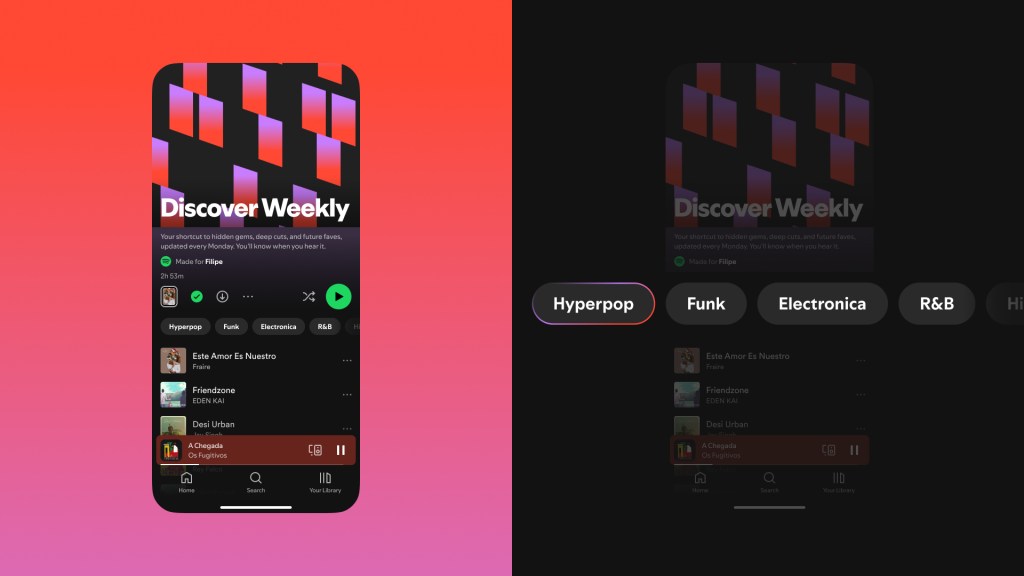 New Discover Weekly features in Spotify