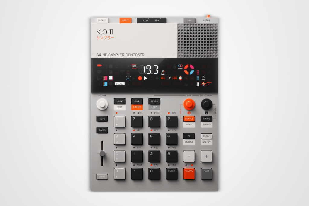 Teenage Engineering EP-133 K.O. II, as featured in Stuff's round-up of the best electronic instruments