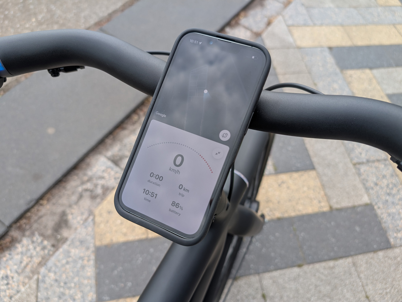 VanMoof S6 Black phone app