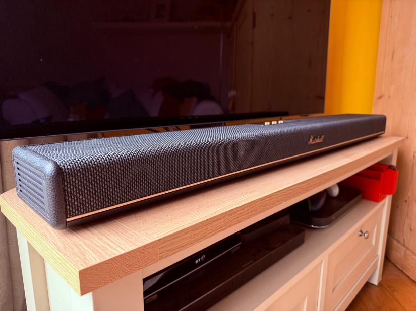 I had my doubts about Marshall’s first soundbar, but the Dolby Atmos-equipped Heston 120 blew me away