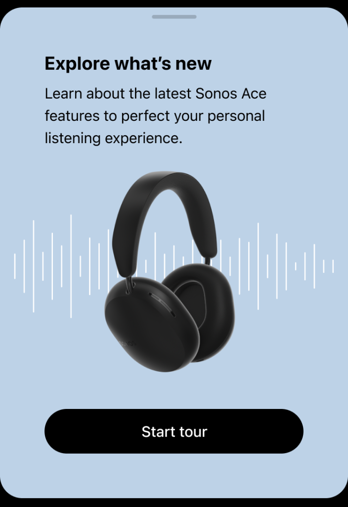 Sonos Ace update