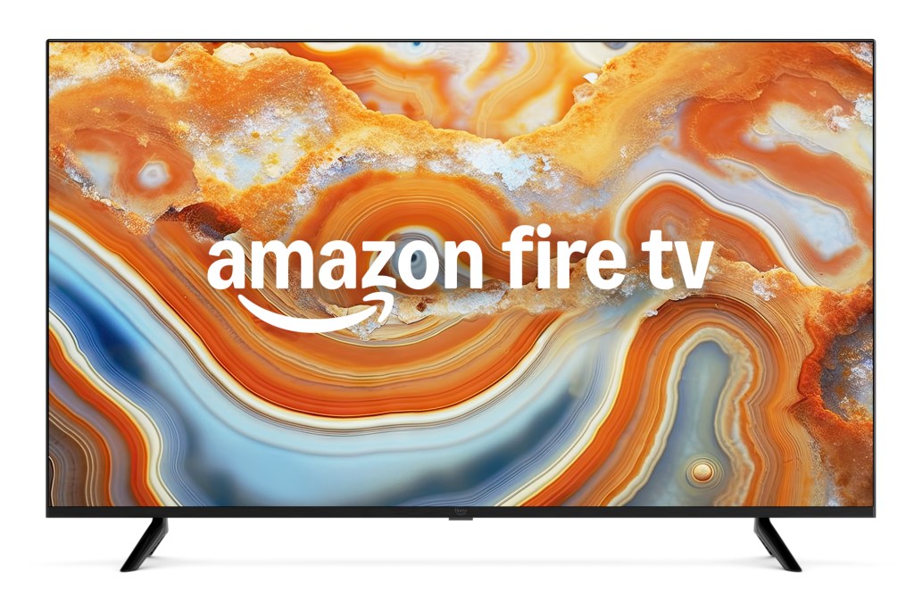 Amazon Fire TV 4-Series 50in on white background